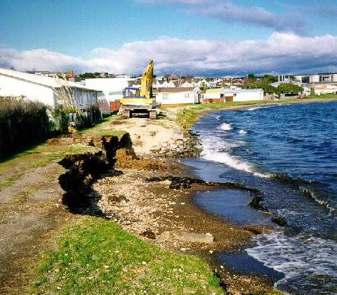 Lake Taupo erosion